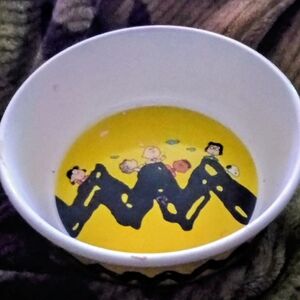 Yellow Cartoon Art Bowl